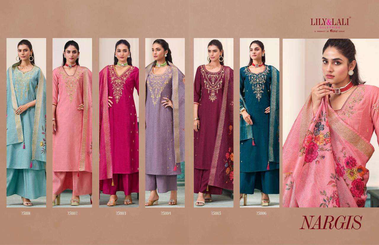Lily & lali nargis catalogue kurtis manufacturers in surat