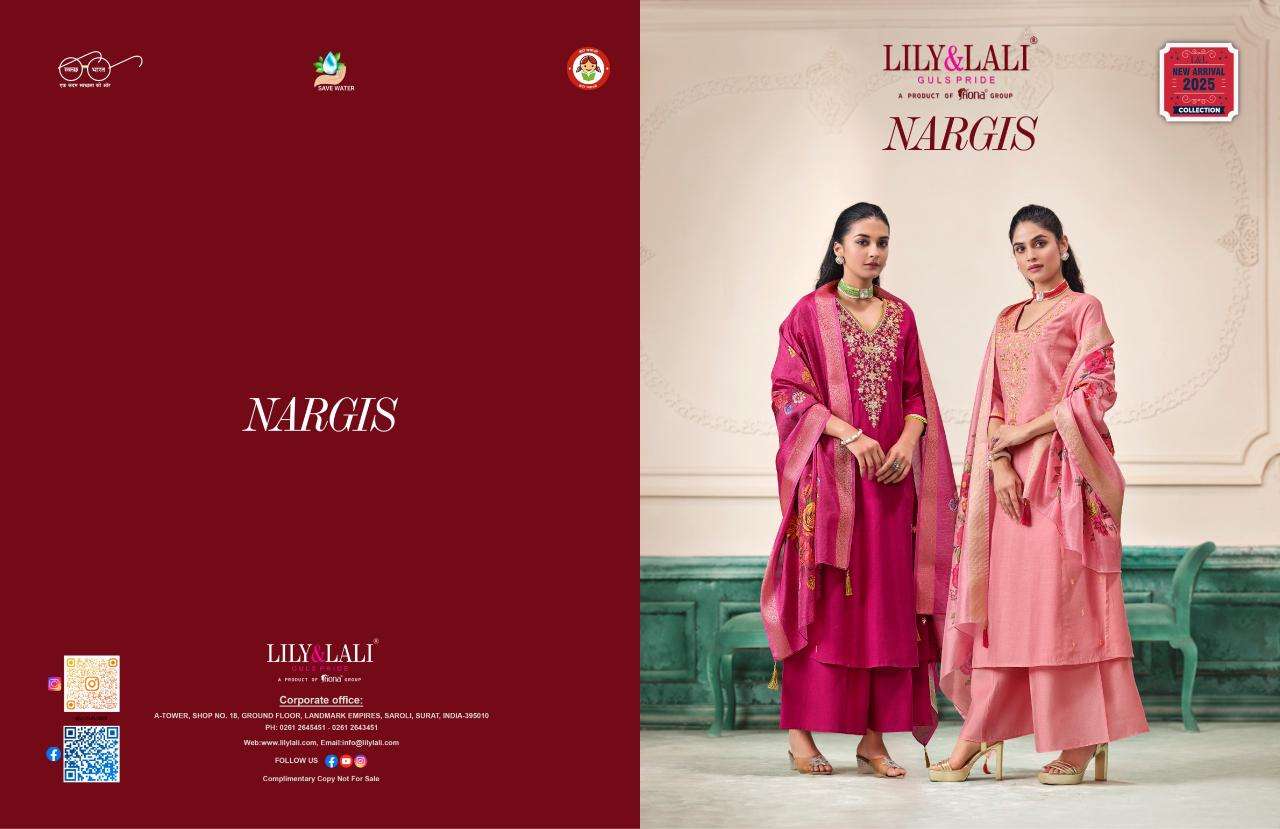 Lily & lali nargis catalogue kurtis manufacturers in surat