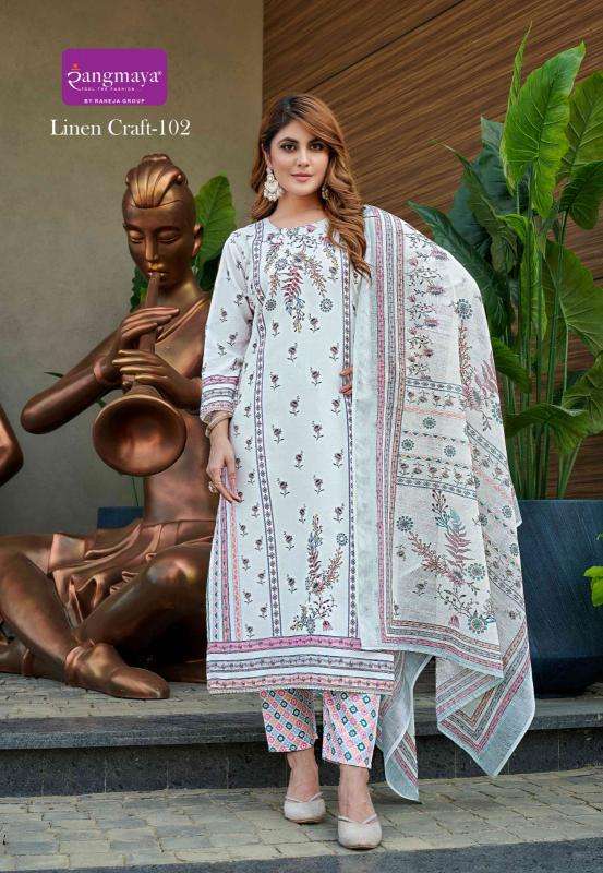 Linen craft digital print urban hill ladies kurti manufacturer in surat