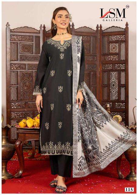 LSM black & white vol-01 Dress materials wholesale price in kolkata