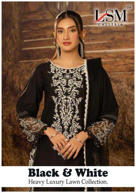 LSM black & white vol-01 Dress materials wholesale price in kolkata