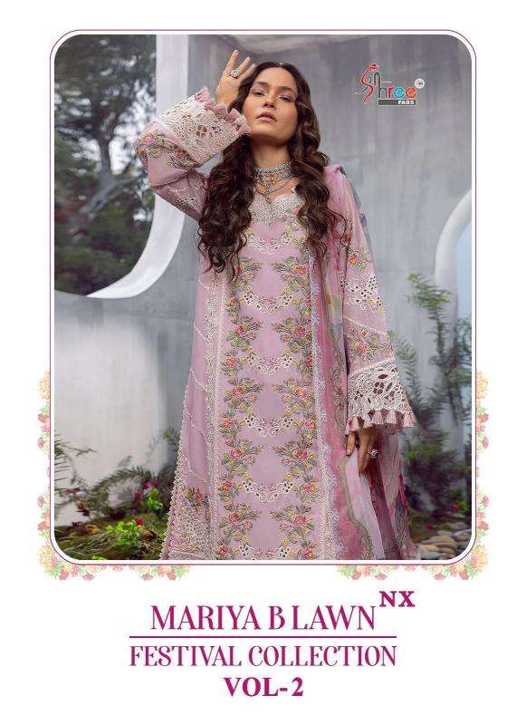 Mariya b lawn festival collection vol 2nx Dress material wholesale shops