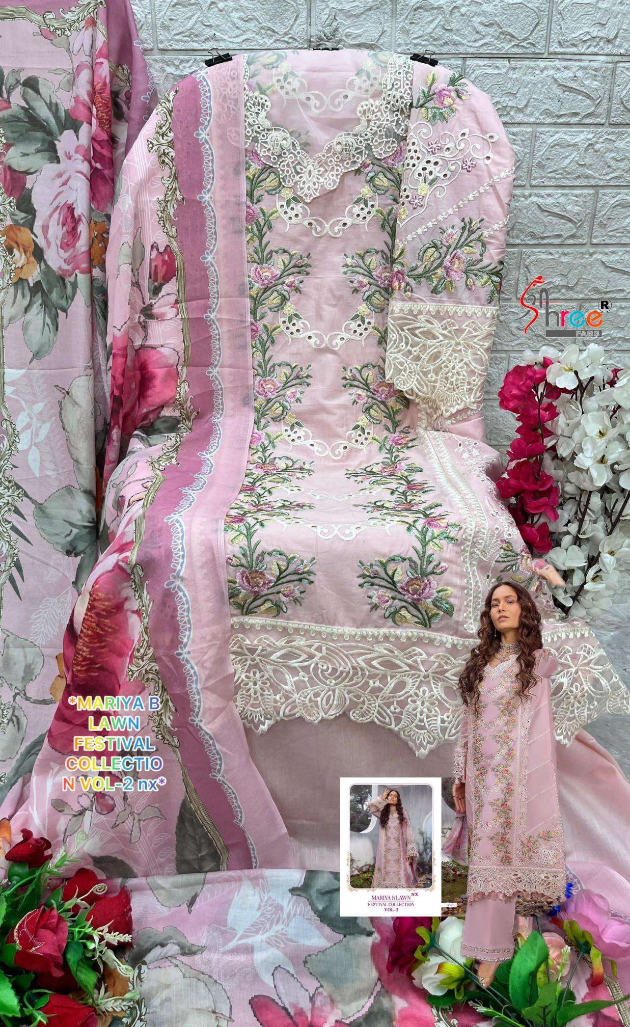 Mariya b lawn festival collection vol 2nx Dress material wholesale shops