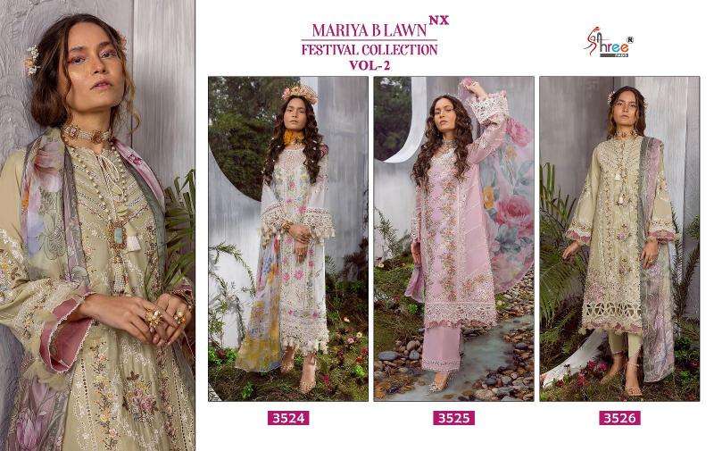 Mariya b lawn festival collection vol 2nx Dress material wholesale shops
