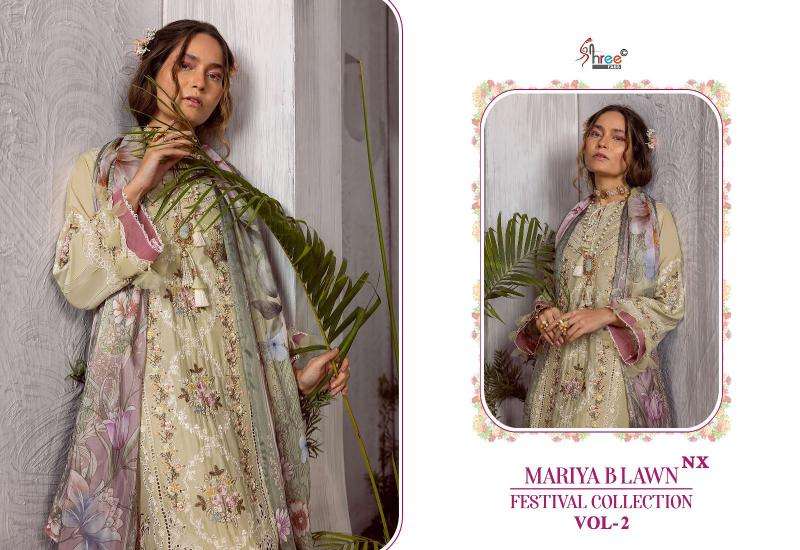 Mariya b lawn festival collection vol 2nx Dress material wholesale shops