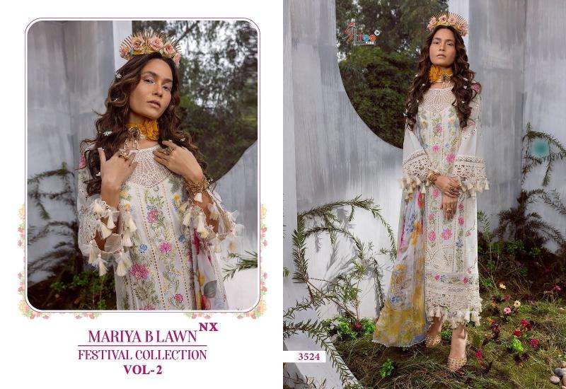 Mariya b lawn festival collection vol 2nx Dress material wholesale shops