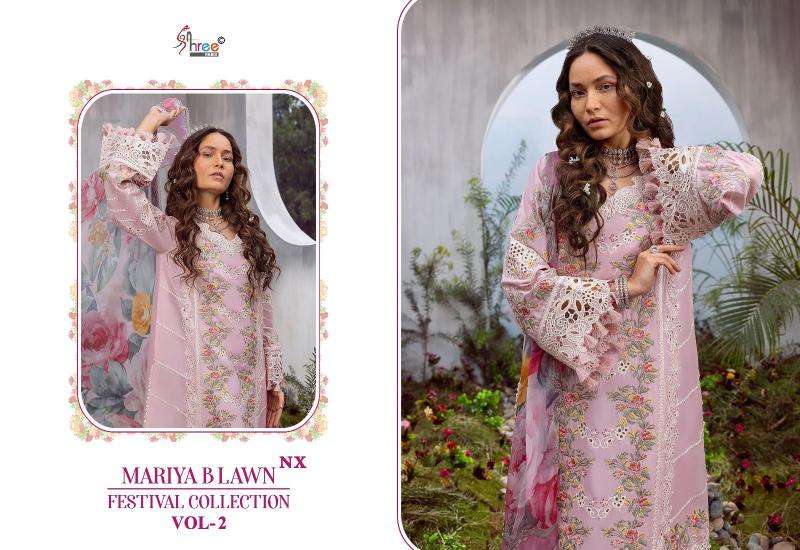 Mariya b lawn festival collection vol 2nx Dress material wholesale shops