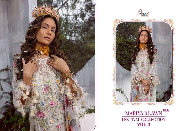 Mariya b lawn festival collection vol 2nx Dress material wholesale shops