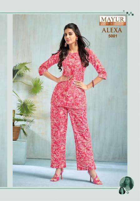Mayur alexa vol-5 coord set Kurti wholesalers in West Bengal