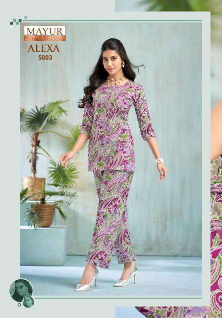Mayur alexa vol-5 coord set Kurti wholesalers in West Bengal