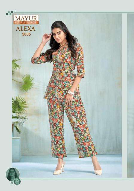 Mayur alexa vol-5 coord set Kurti wholesalers in West Bengal