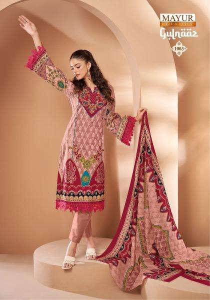 Mayur gulnaaz vol-1 Fancy dress material Kolkata