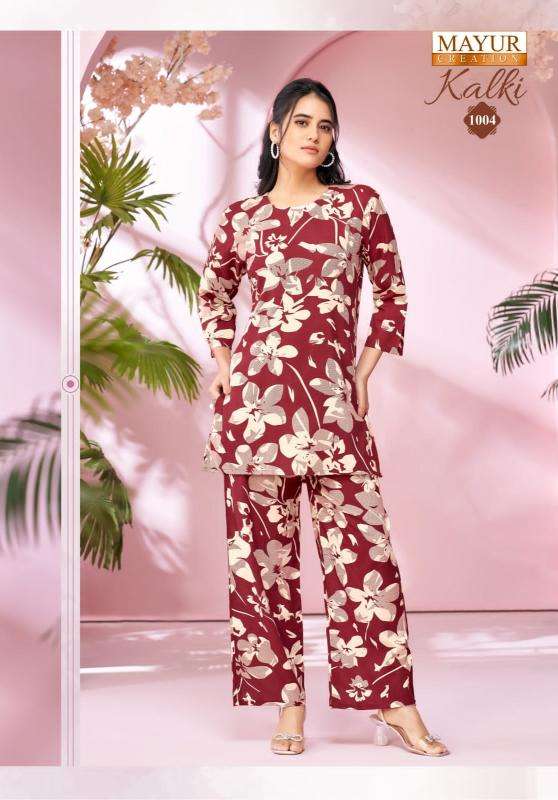 Mayur kalki vol-1 coord set Latest Kurtis in Mumbai