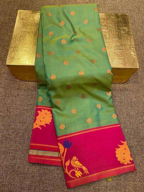 Meenakari Paithani soft silk Indian saree wholesaler
