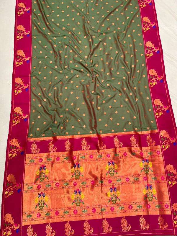 Meenakari Paithani soft silk Indian saree wholesaler