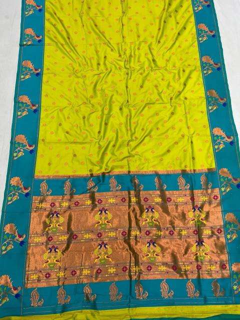 Meenakari Paithani soft silk Indian saree wholesaler