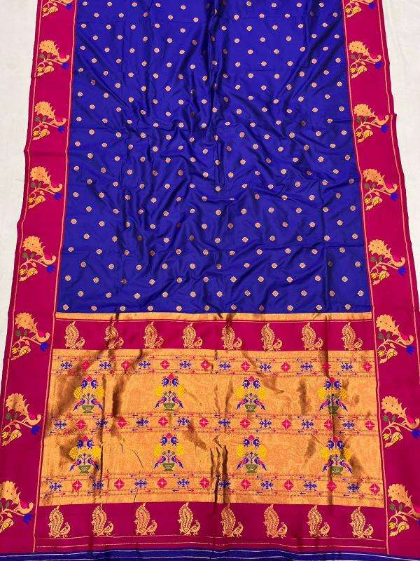 Meenakari Paithani soft silk Indian saree wholesaler