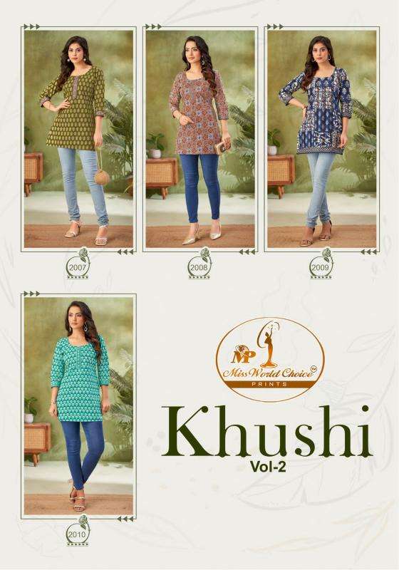 Miss world khushi vol-2  Designer cotton Kurtis in Mumbai