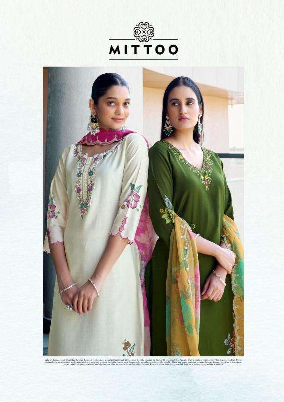 Mittoo shreelekha  party wear kurti manufacturer in surat