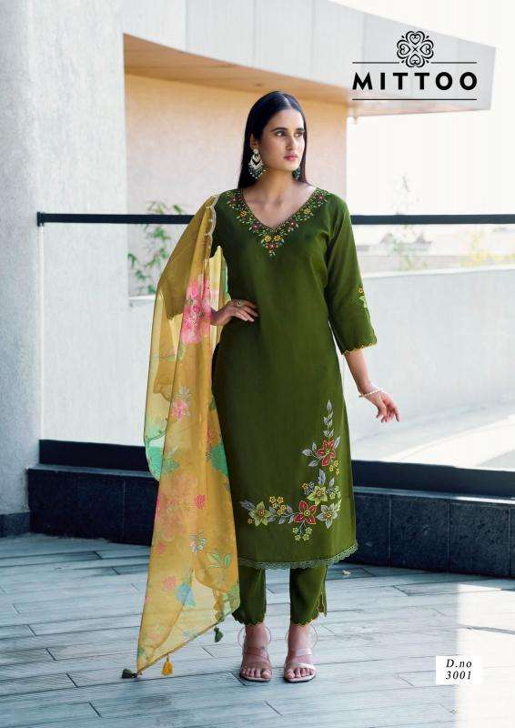 Mittoo shreelekha  party wear kurti manufacturer in surat