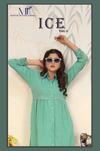 Moksh international ice vol 2 Wholesale Kurti Hyderabad