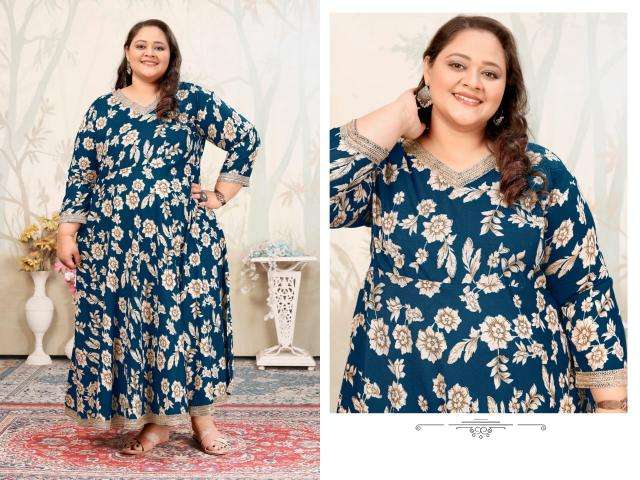 Moksh international plus size joy vol-1 Kurti wholesalers in Hyderabad