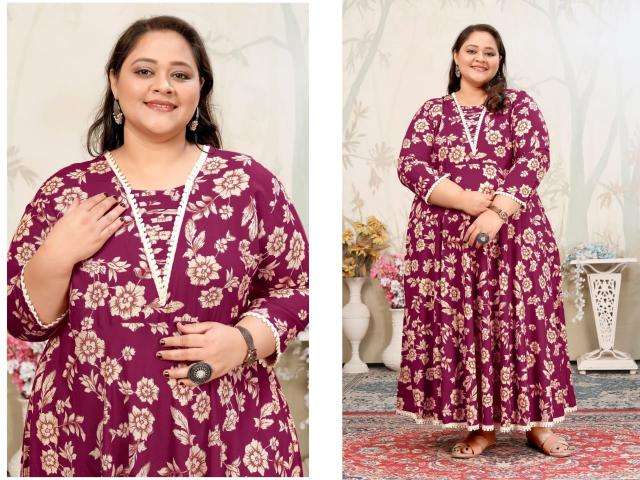 Moksh international plus size joy vol-1 Kurti wholesalers in Hyderabad