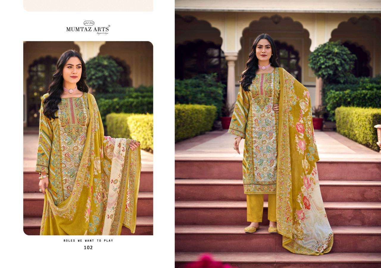 Mumtaz arts moksha Wholesale dress materials in Ahmedabad