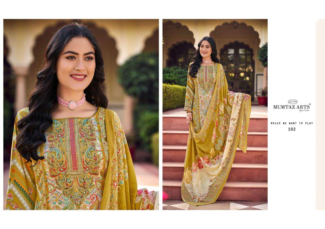 Mumtaz arts moksha Wholesale dress materials in Ahmedabad