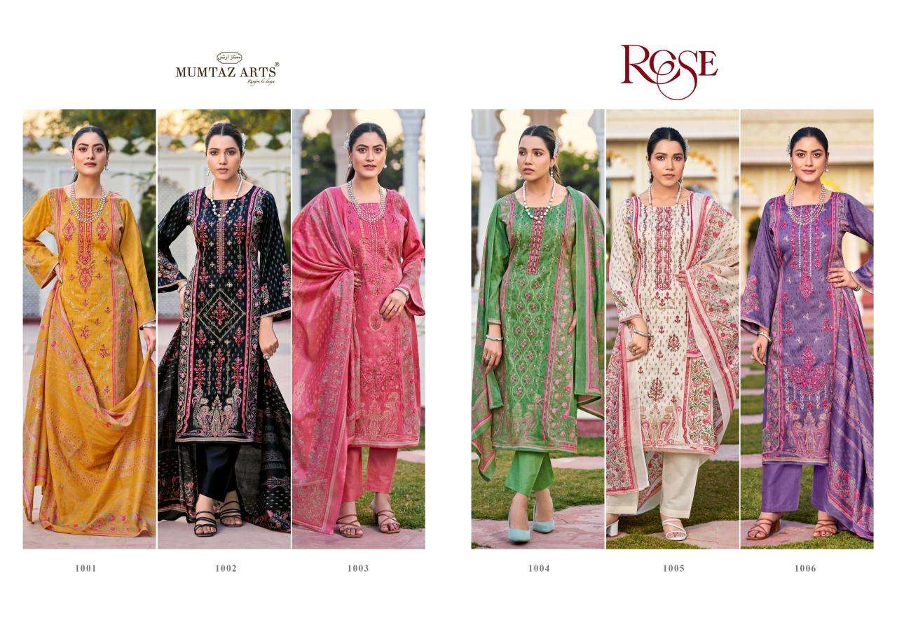 Mumtaz arts rose digital printed Surat dress material online shopping