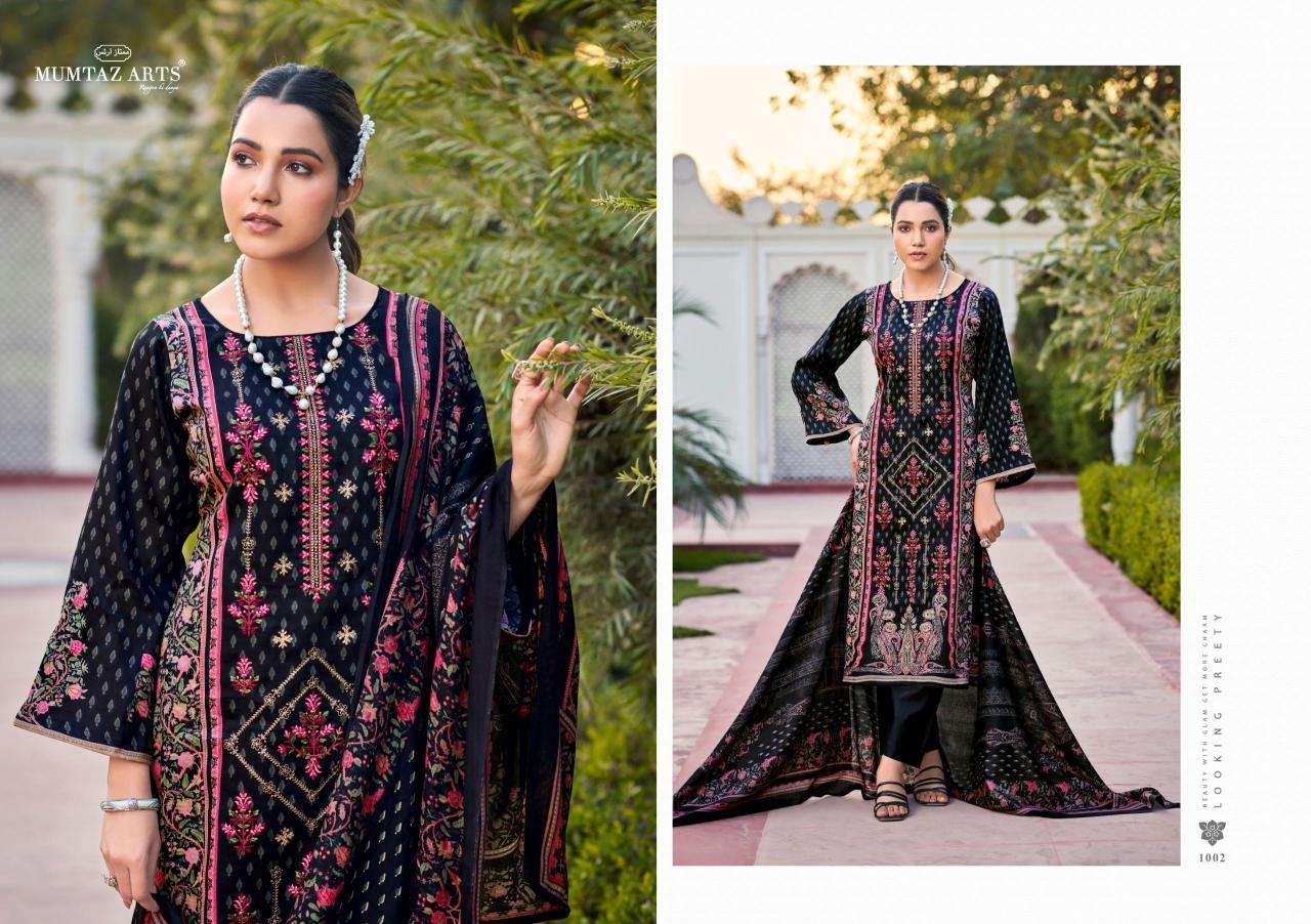Mumtaz arts rose digital printed Surat dress material online shopping