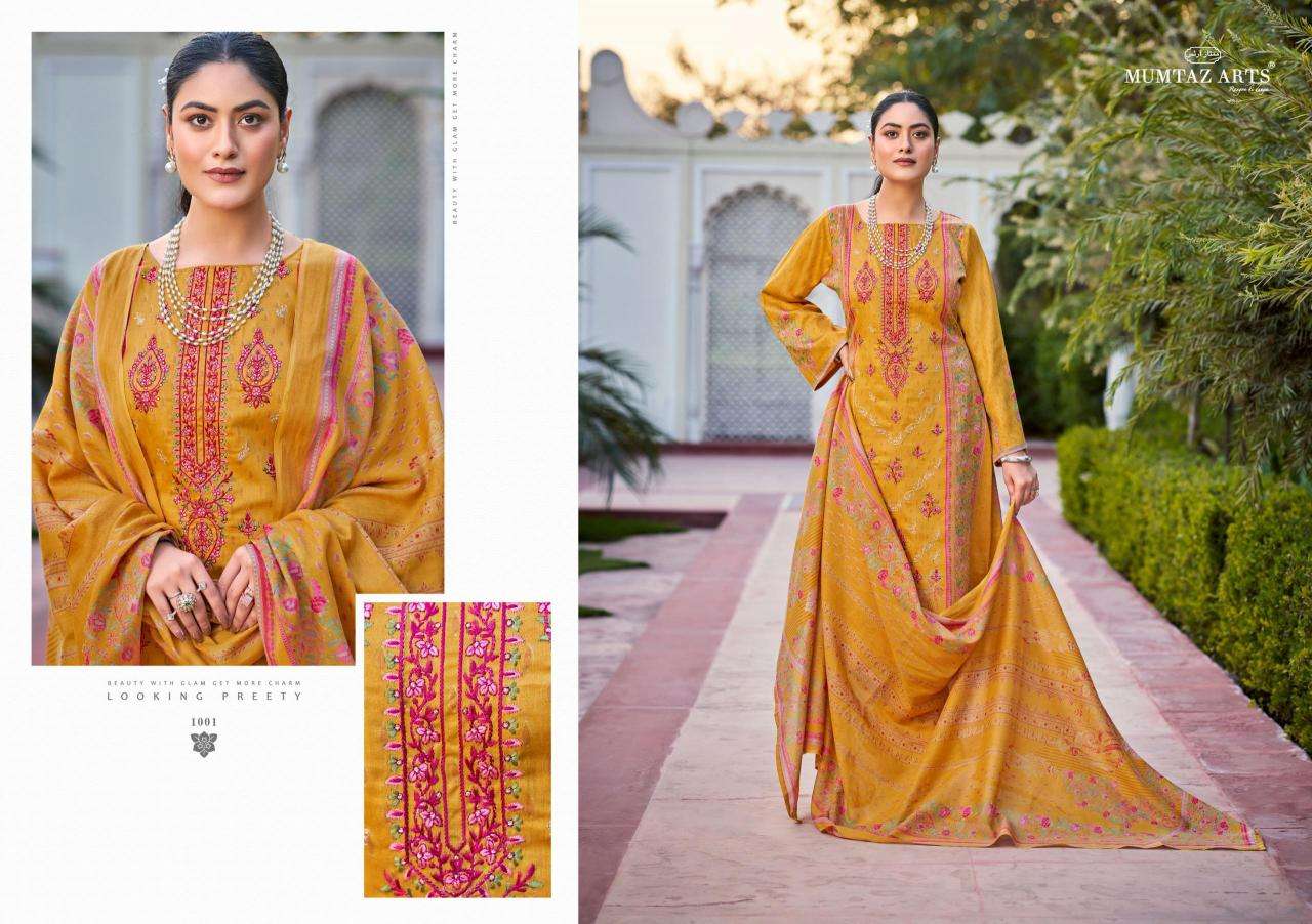 Mumtaz arts rose digital printed Surat dress material online shopping