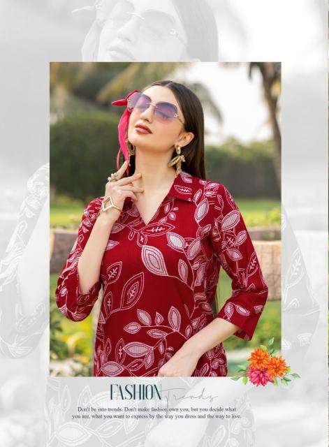 Mystic9 priya vol-1 cord set Kurti manufacturers in Surat
