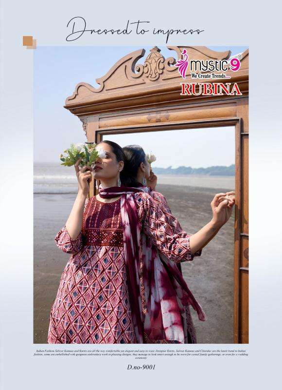 Mystic9 rubina vol 9 Ladies kurti wholesalers in Bhavnagar