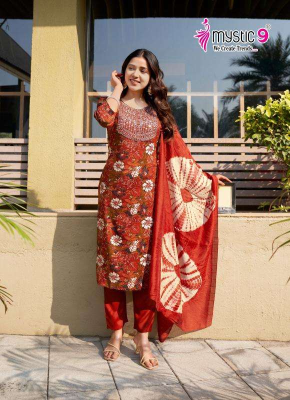 Mystic9 sabri vol 6 Traditional kurtis in Mumbai