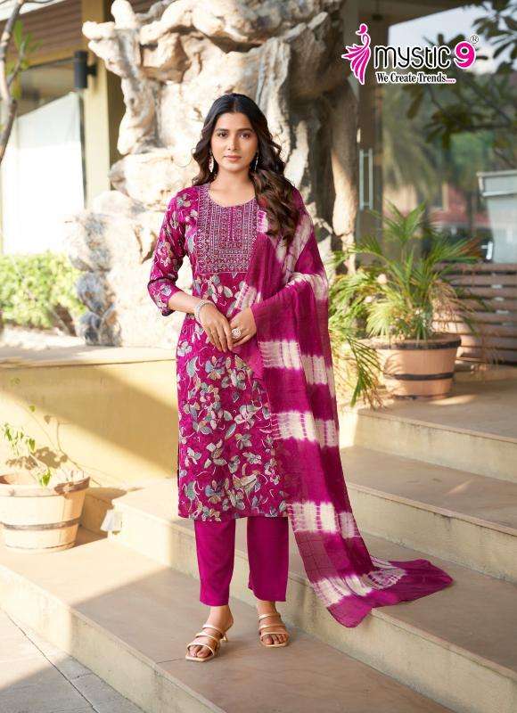 Mystic9 sabri vol 6 Traditional kurtis in Mumbai