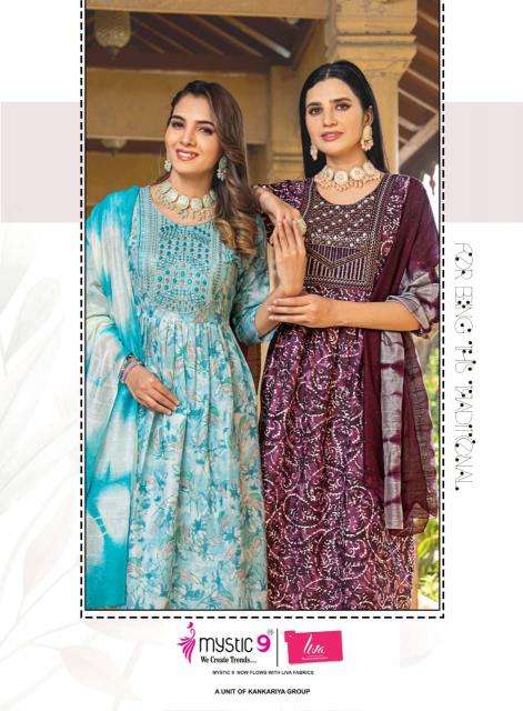 Mystic9 sara vol 9 kurti manufacture in surat