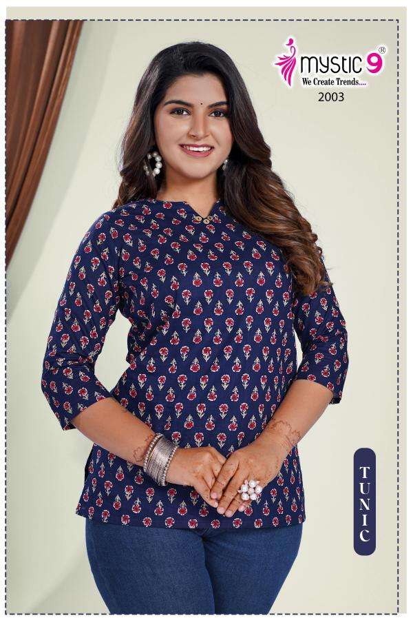 Mystic9 tunic  2 inli kurti manufacturer and wholesaler surat gujarat