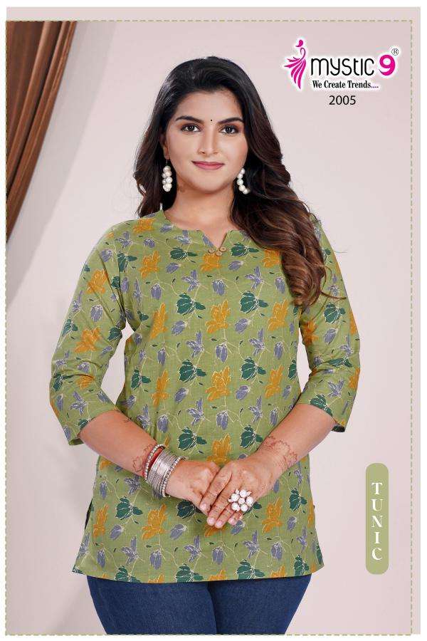 Mystic9 tunic  2 inli kurti manufacturer and wholesaler surat gujarat