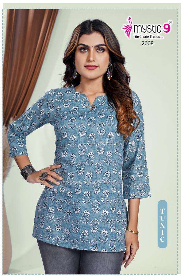 Mystic9 tunic  2 inli kurti manufacturer and wholesaler surat gujarat