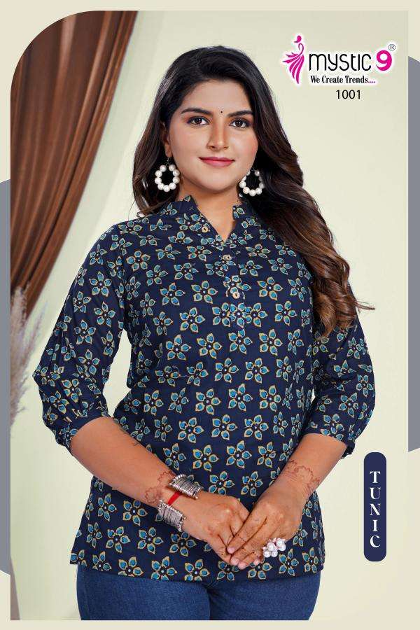 Mystic9 vol 1 tunic - 01 high quality kurti manufacturer in surat