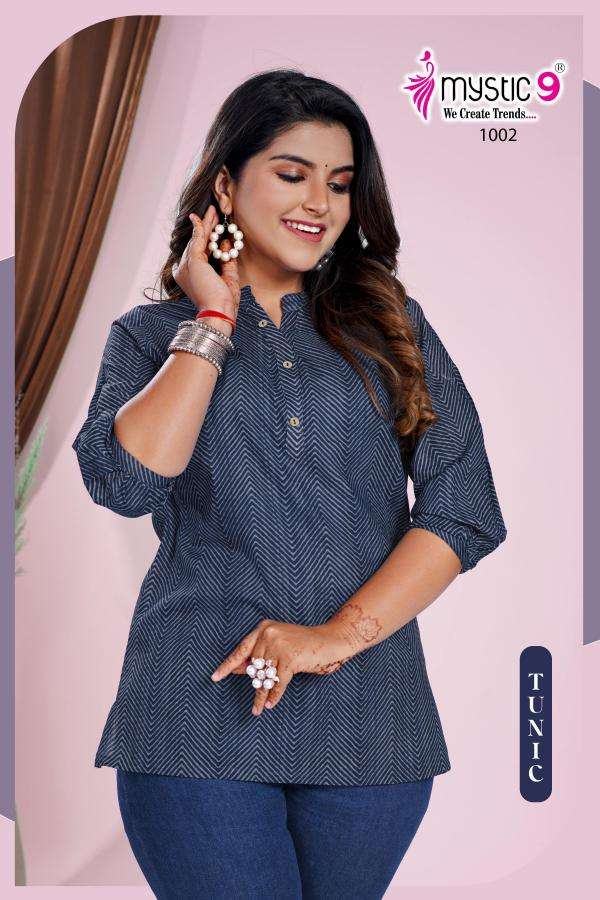 Mystic9 vol 1 tunic - 01 high quality kurti manufacturer in surat