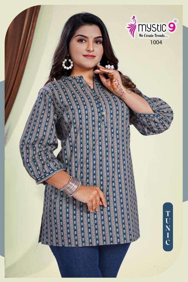 Mystic9 vol 1 tunic - 01 high quality kurti manufacturer in surat