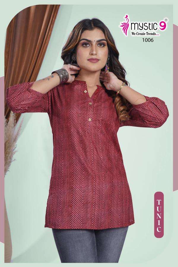 Mystic9 vol 1 tunic - 01 high quality kurti manufacturer in surat