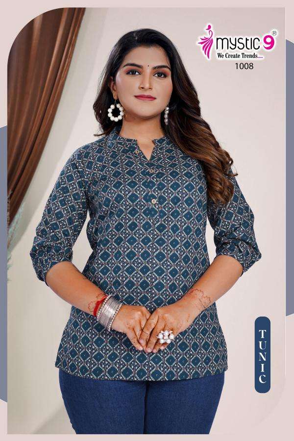 Mystic9 vol 1 tunic - 01 high quality kurti manufacturer in surat