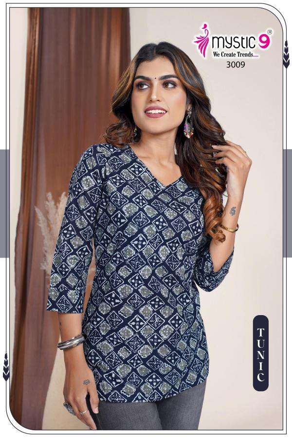 Mystic9 vol 3 kajal style kurti manufacturer in surat location