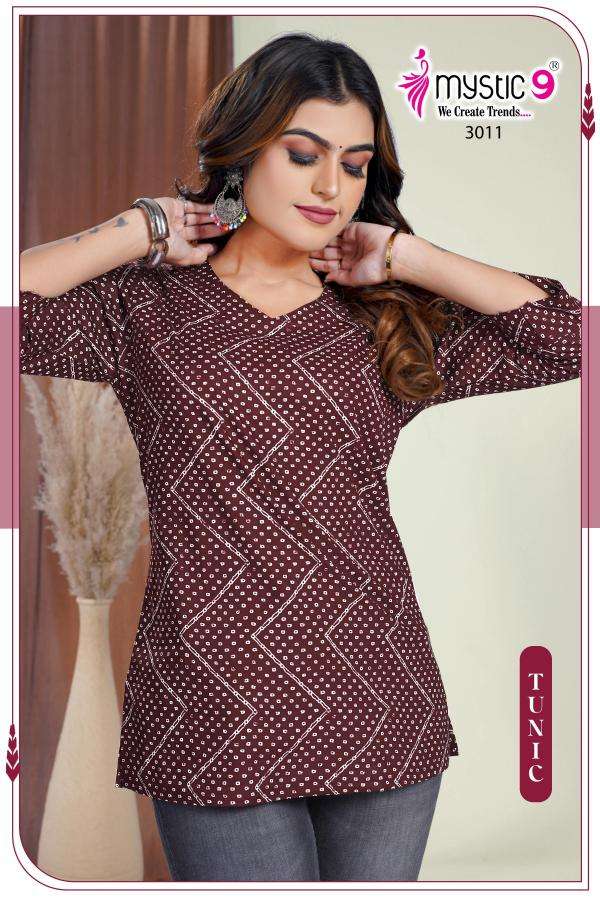 Mystic9 vol 3 kajal style kurti manufacturer in surat location