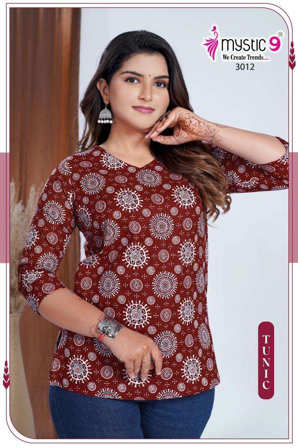Mystic9 vol 3 kajal style kurti manufacturer in surat location