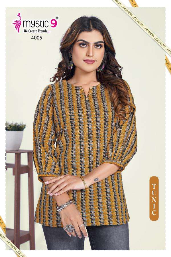 Mystic9 vol 4 kurti manufacturer for online business in surat