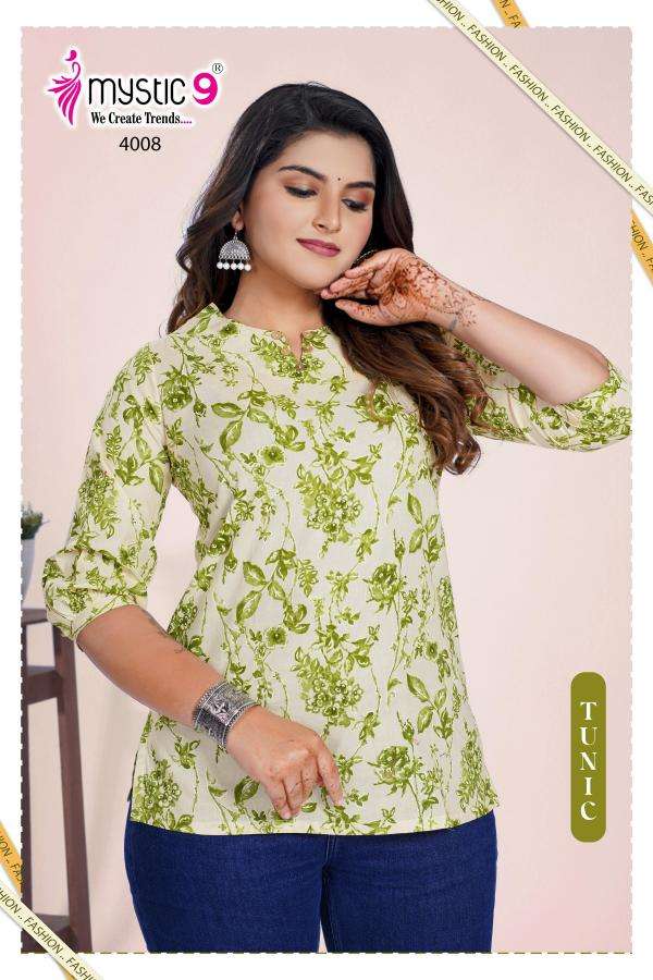 Mystic9 vol 4 kurti manufacturer for online business in surat